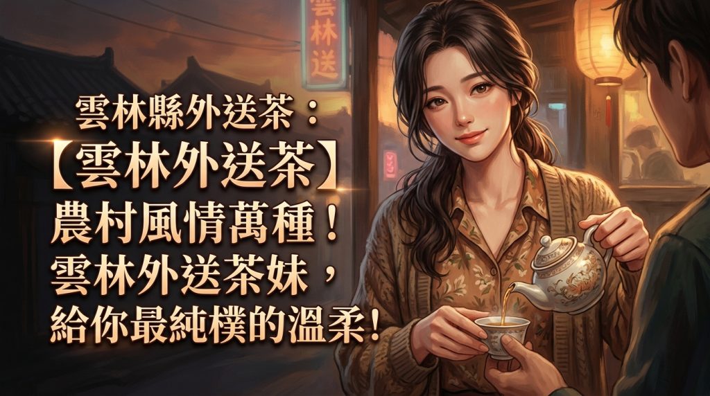 雲林縣外送茶：【雲林外送茶】農村風情萬種！雲林外送茶妹，給你最純樸的溫柔！
