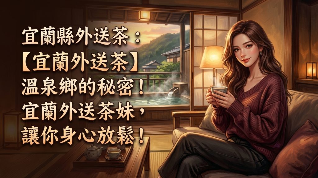 宜蘭縣外送茶：【宜蘭外送茶】溫泉鄉的秘密！宜蘭外送茶妹，讓你身心放鬆！