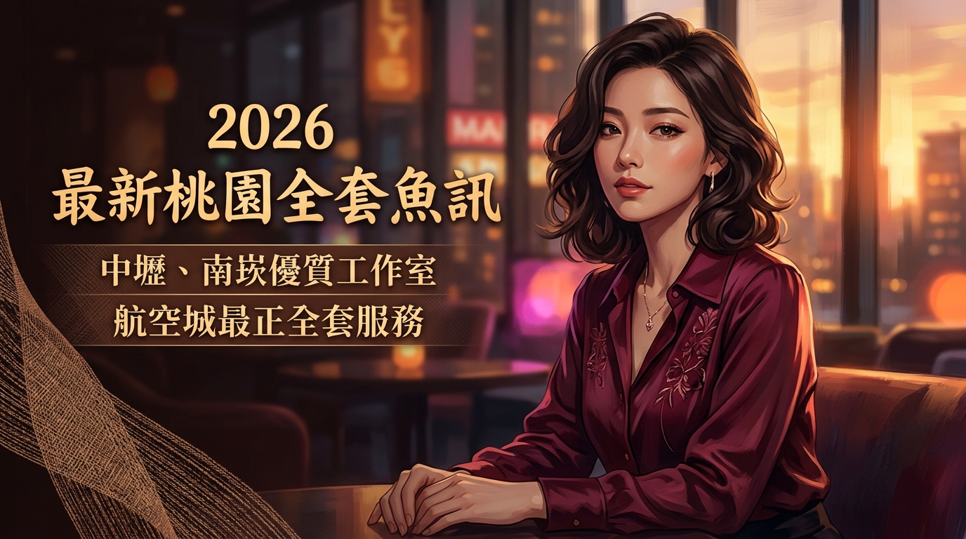 2026 最新桃園全套魚訊：中壢、南崁優質工作室，航空城最正全套服務