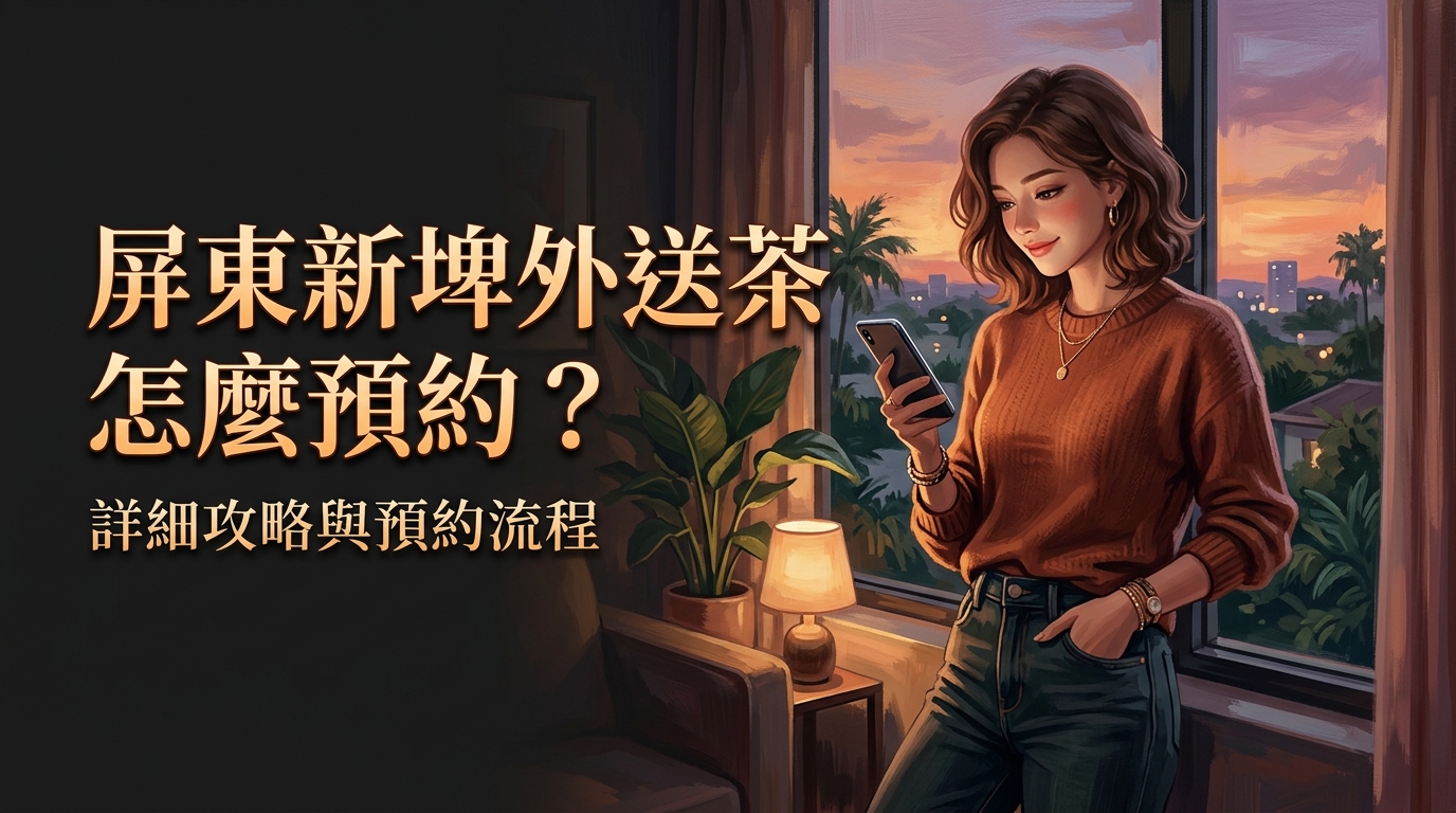 屏東新埤外送茶怎麼預約?