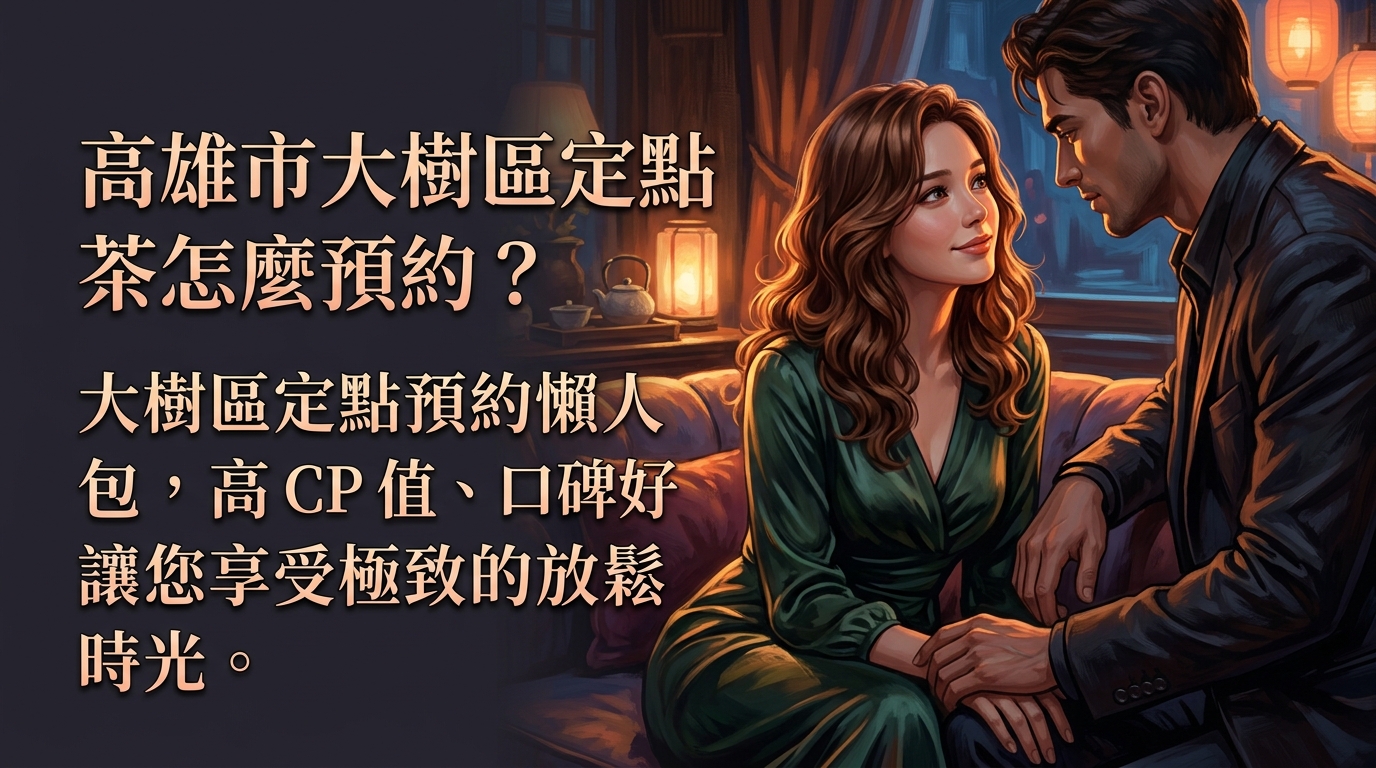 高雄市大樹區定點茶怎麼預約？ 大樹區定點預約懶人包，高 CP 值、口碑好，讓您享受極致的放鬆時光。