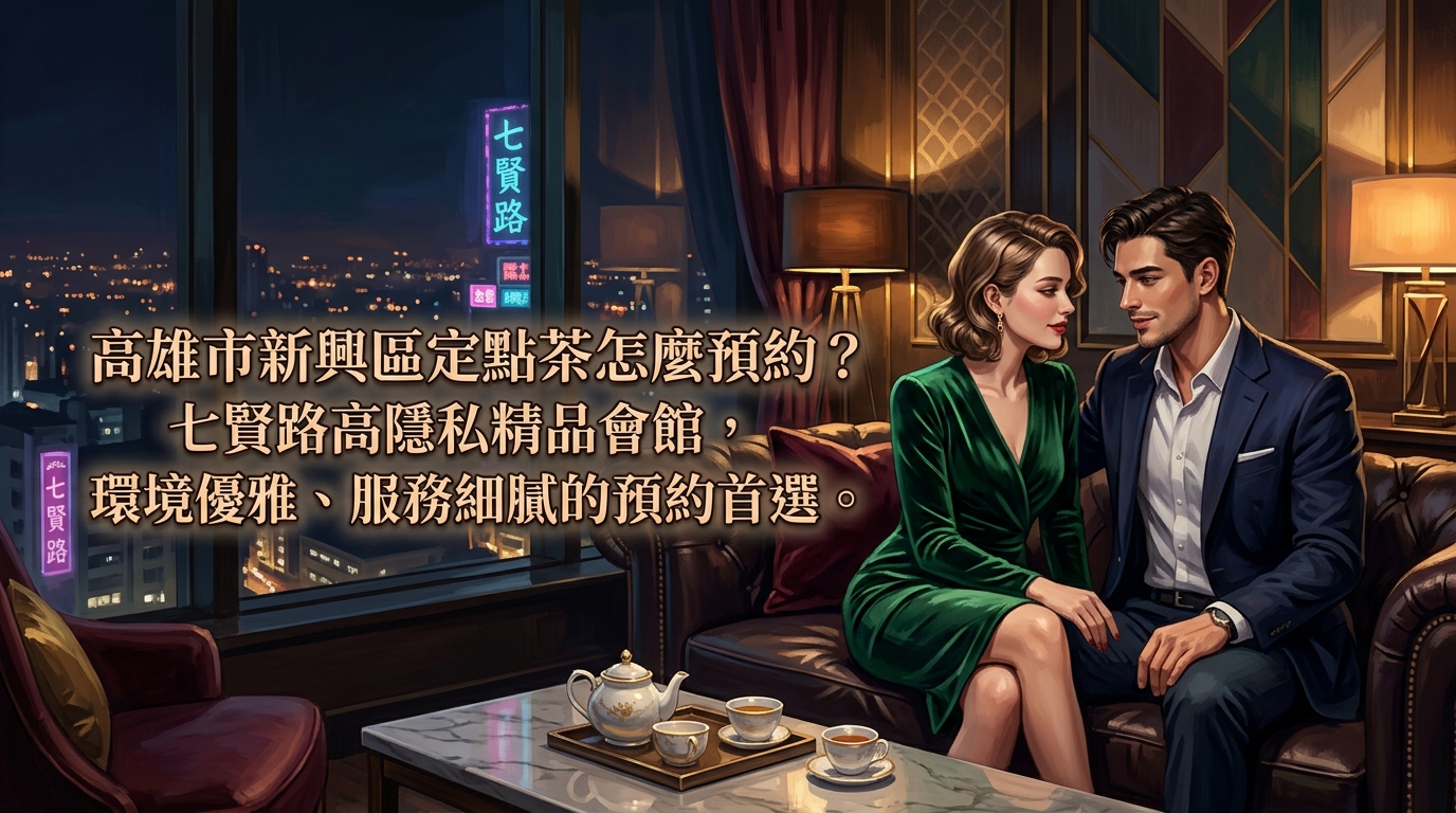 高雄市新興區定點茶怎麼預約? 七賢路高隱私精品會館,環境優雅、服務細膩的預約首選。