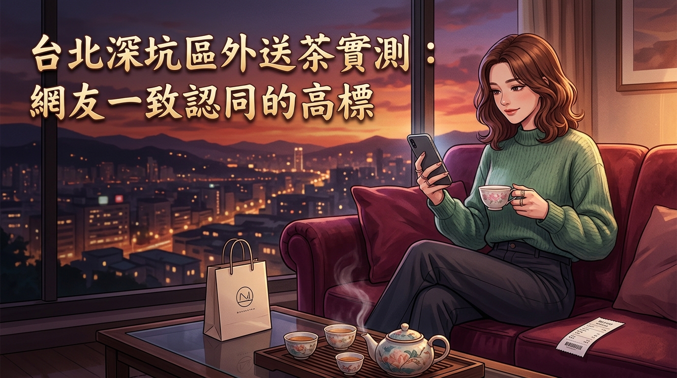台北深坑區外送茶實測：網友一致認同的高標