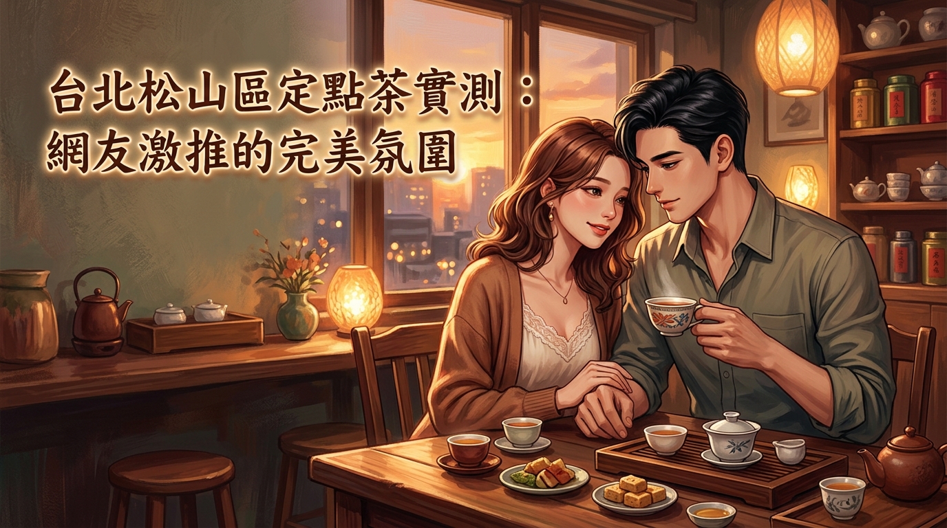 台北松山區定點茶實測：網友激推的完美氛圍