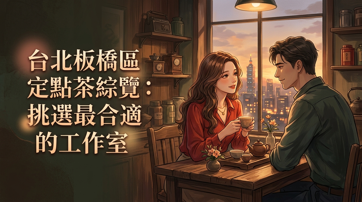 台北板橋區定點茶綜覽：挑選最合適的工作室