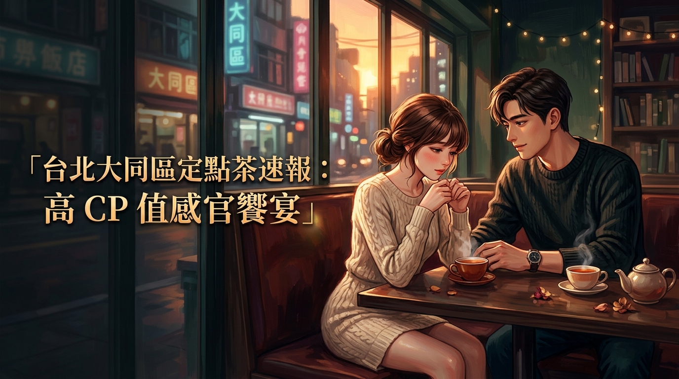 台北大同區定點茶速報：高 CP 值感官饗宴
