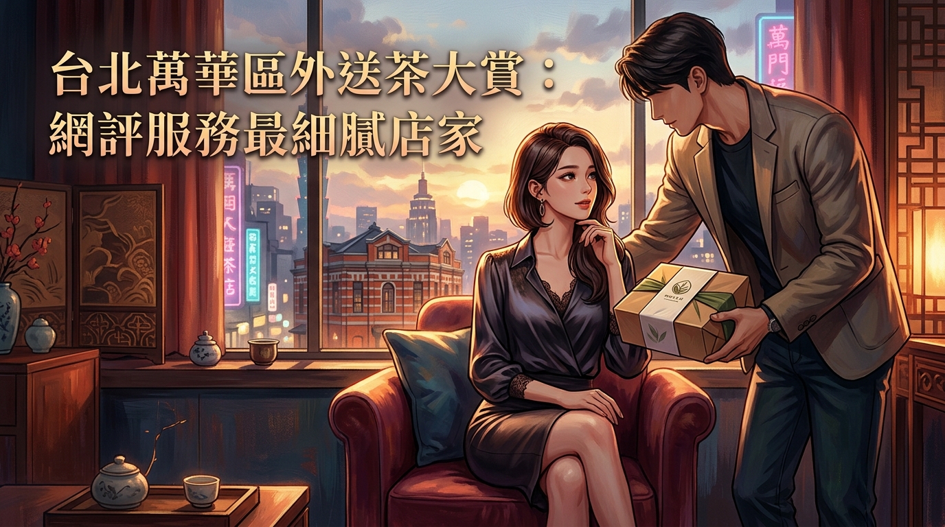 台北萬華區外送茶大賞：網評服務最細膩店家