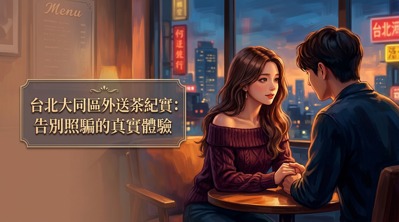 台北大同區外送茶紀實：告別照騙的真實體驗