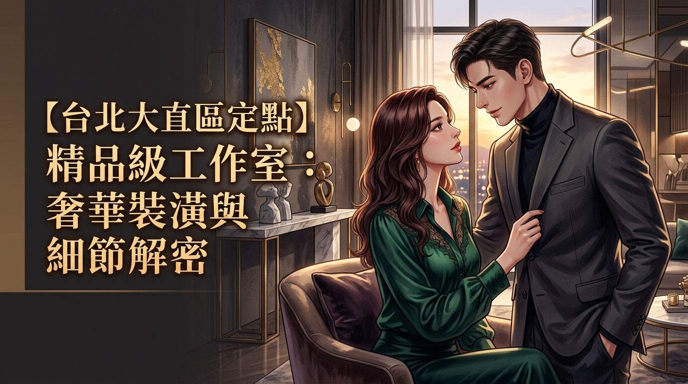 【台北大直區定點】精品級工作室：奢華裝潢與細節解密