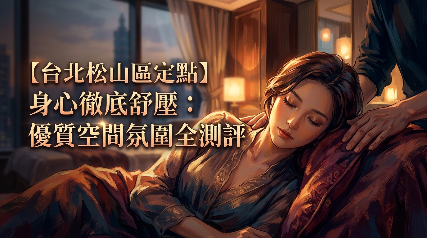 【台北松山區定點】身心徹底舒壓：優質空間氛圍全測評