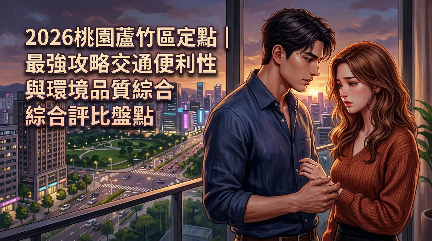 2026桃園蘆竹區定點｜最強攻略交通便利性與環境品質綜合評比盤點