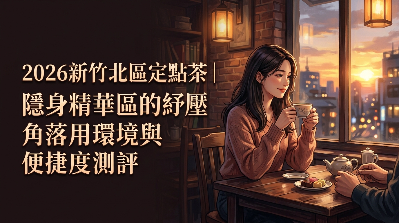 2026新竹北區定點茶｜隱身精華區的紓壓角落環境與便捷度測評
