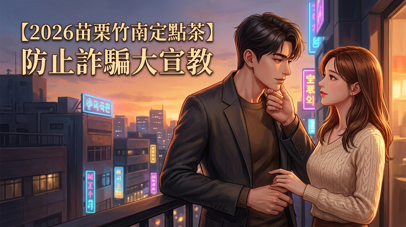 【2026苗栗竹南定點茶】防止詐騙大宣教