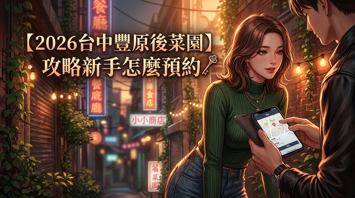 【2026台中豐原後菜園】攻略新手怎麼預約