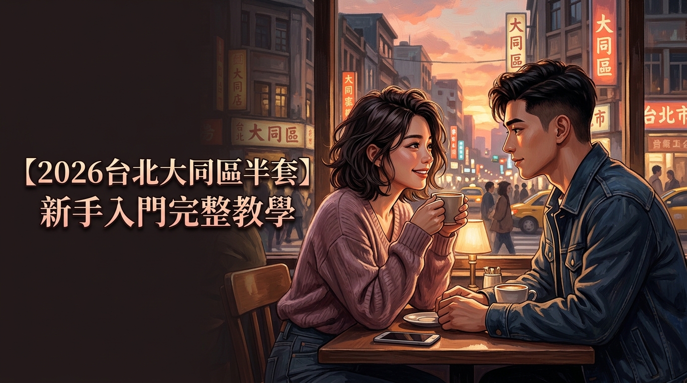 【2026台北大同區半套】新手入門完整教學