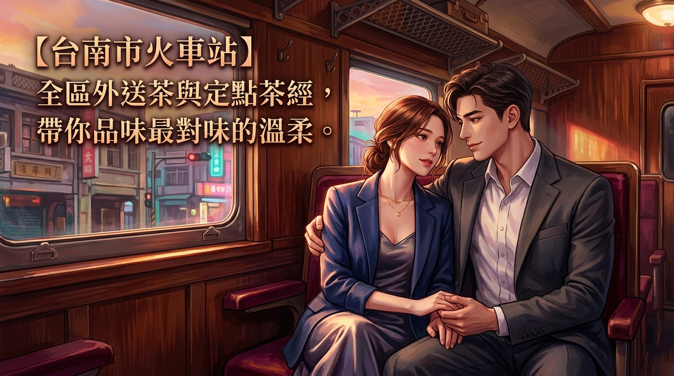【台南市火車站】全區外送茶與定點茶經，帶你品味最對味的溫柔。